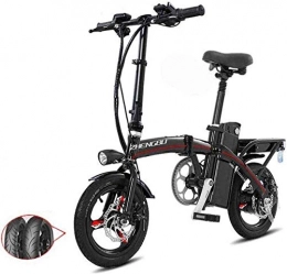 ZJZ Bici elettriches Biciclette elettriche veloci per adulti E-Bike leggera e in alluminio con pedali Power Assist e batteria agli ioni di litio da 48 V Bicicletta elettrica con ruote da 14 pollici e motore del mozzo da 4