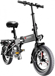 ZJZ Bici Biciclette elettriche veloci per adulti Materiale leggero in lega di magnesio Pieghevole Portatile Facile da riporre E-Bike Batteria agli ioni di litio da 36 V con pedali Assistente di potenza Ruote d