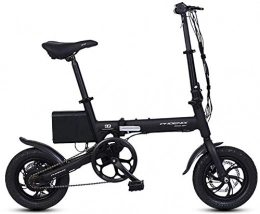 BMDHA Bici BMDHA Bicicletta Elettrica, Piccolo Pieghevole Bicicletta Batteria al Litio 7.8 Ah Endurance 30 Km -Piegatura Veloce di 10 Secondi, 3 modalità, Black