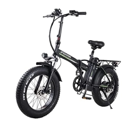 BURCHDA Bicicletta elettrica pieghevole, mountain bike portatile