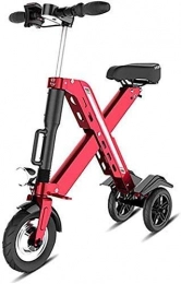 BXZ Bici elettriches BXZ Bicicletta elettrica pieghevole, bicicletta con controllo della batteria al litio Triciclo elettrico Scooter Bicicletta pieghevole leggera e in alluminio per l'avventura all'aperto per adulti, ro