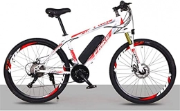 CCLLA Bici elettriches CCLLA Bicicletta elettrica per Adulti 26"250 W Bicicletta elettrica per Uomo Donna Motore Senza spazzole ad Alta velocità con Ingranaggi a 21 velocità E-Bike (Colore: Rosso)