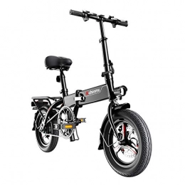 CHEZI Bici CHEZI Bicicletta elettrica Pieghevole Bicicletta elettrica Portatile Piccolo Scooter Batteria al Litio Batteria Auto per Adulti Uomini e Donne Bicicletta