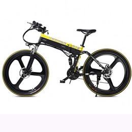 CHEZI Bici CHEZI bikeAutomobile elettrica astuta della Batteria di Viaggio a Due Ruote della Bicicletta elettrica Portatile Portatile della Bicicletta elettrica al Litio 48V di Potere della Bici di Montagna