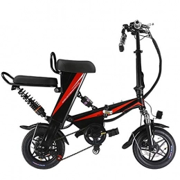 CHEZI Bici CHEZI Electric bicycleBicicletta elettrica Generazione Adulta Guida Batteria al Litio Pieghevole Auto elettrica Equilibrio Scooter Batteria Auto Doppio Sedile Nero Durata Batteria 60-100 Km