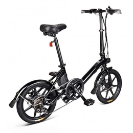 CXY-JOEL Bici CXY-JOEL Bicicletta Elettrica Pieghevole da 14 Pollici, Bicicletta Elettrica Pieghevole, Bicicletta Pieghevole Elettrica Bicicletta Pieghevole Portatile Sicuro Regolabile per Ciclismo, 250W, Velocità