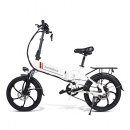 DASLING Bici elettriches DASLING Bicicletta elettrica Personalizzata da 20 Pollici Batteria al Litio Pieghevole Bicicletta elettrica OEM Bicicletta elettrica per Adulti-Bianca