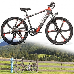 DDCHH Bici elettriches DDCHH Bicicletta Elettrica 26'' Motore Potente da 350W, velocità Massima 35km / h, Sedile Regolabile, Batteria 36V 8Ah, Ebike è Adatta per Neve, Montagna, Sabbia, Unisex Adulto