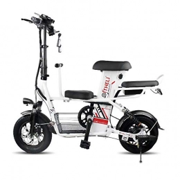 Dpliu-HW Bici Dpliu-HW Bici Elettriche Bici elettrica Piccola Batteria al Litio Pieghevole Scooter da Viaggio Generazione for Adulti Guida Batteria Auto Mini Bicicletta elettrica Unisex (Color : B, Size : 15A)