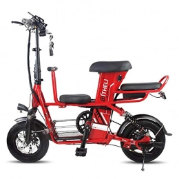 Dpliu-HW Bici Dpliu-HW Bici Elettriche Bici elettrica Piccola Batteria al Litio Pieghevole Scooter da Viaggio Generazione for Adulti Guida Batteria Auto Mini Bicicletta elettrica Unisex (Color : C, Size : 25A)