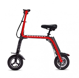 Dpliu-HW Bici Dpliu-HW Bici Elettriche Bicicletta elettrica Blocchi di Costruzione Micro-Auto Moda Genitore-Figlio Pieghevole Bicicletta Telaio in Alluminio Aviazione elettrica (Color : A)