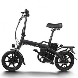 Dpliu-HW Bici Dpliu-HW Bici Elettriche Pieghevole Auto elettrica Scooter Elettrico for Adulti Big Boy Mini Batteria Portatile Scooter Verde Sedile Anteriore Ruota Gonfiabile Ruota Posteriore (Color : Black)