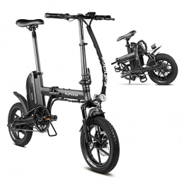 eAhora Bici elettriches Eahora Rocket-1 14" Bicicletta Elettrica Pieghevole 36V 13Ah Batteria Staccabile Motore da 250 W Telaio in Alluminio, Adulto