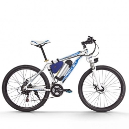 RICH BIT Bici eBike_RICHBIT 006 Mountain Bike elettrica E-bike City bike Commuter Bicicletta in bicicletta con batteria rimovibile agli ioni di litio 36V (blu)