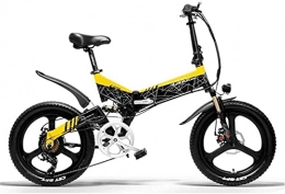 ZMHVOL Bici Ebikes, 20 in Bicicletta elettrica Pieghevole per Adulti 400 W 48 V 120 km in Lega di magnesio E-Bike 20 2.4 Pneumatico Anti-Feft System Bicicletta elettrica 3 modalità di Lavoro ZDWN