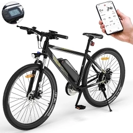 Eleglide Bici elettriches Eleglide Bicicletta elettrica M1 Plus per adulti, 27, 5" Ebike con motore da 250 W, bicicletta elettrica con batteria rimovibile da 36 V 12, 5 Ah, MTB, doppio freno a disco, Shimano 7 velocità Mountain