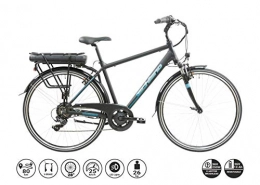 F.lli Schiano Bici F.lli Schiano E- Light 2.0, Bicicletta elettrica Men's, Nera, 28''