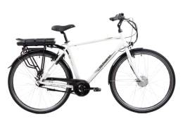 F.lli Schiano Bici F.lli Schiano E- Moon Nexus 7 28'', Bicicletta Elettrica da Città, Uomo, Bianca