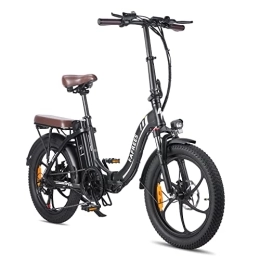 Fafrees Bici elettriches F20-PRO Bicicletta elettrica pieghevole da 20 pollici con batteria da 36 V 18 AH, elettrica pieghevole da donna 250 W, Fatbike, City Bike Pedelec Ebike Mountain Mountain Bike Uomo 150 kg (nero)