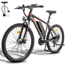 Fafrees Bici elettriches Fafrees 26 Hailong-One Bici Elettrica 26", Mountain Bike Elettrica 25 km / h, Bicicletta Elettrica Uomo 250 W, E-bike donna Batteria Rimovibile 36V 13Ah, SHIMANO 21 Velocità, Nero