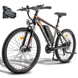 Fafrees Bici elettriches Fafrees Bici elettriche Hailong, bici elettrica da donna da 26", Mountain bike elettrica a 21 velocità, 250W 36V 10Ah bici elettrica da città da uomo, MTB con pedalata assistita, controllo app (N)