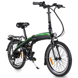 Fafrees Bici elettriches Fafrees Bicicletta Elettrica Pieghevole da 20 Pollici, Bicicletta Elettrica 250W 36V 10AH / 7.5AH velocità Massima 25km / h Ideale per Donne e Anziani (Carica Rapida e Consegna Rapida)