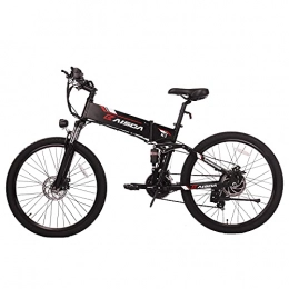 Fafrees Bici elettriches Fafrees Bicicletta Elettrica Pieghevole da 26 Pollici 48V 500W, Velocità Massima 40 km / h, Bici Elettrica per adulti Shimano 21 Velocità con Display a LED + Pedale in Alluminio