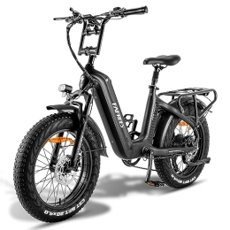 Fafrees Bici elettriches Fafrees Carbon Fiber Fat Tire F20 Master Ebike Bicicletta elettrica pieghevole 25KM / H 150KG