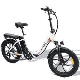 Fafrees Bici Fafrees F20 [ufficiale] bicicletta elettrica da donna con batteria rimovibile da 36 V 16 Ah Ebike, bicicletta pieghevole da 20 pollici, Fatbike da uomo, 250 W, Shimano 7S