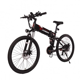 Fafrees Bici elettriches Fafrees Mountain Bike per Adulti da 26 Pollici 48V 500W, Massima Velocità 40km / h, Bicicletta Elettrica Pieghevole con Strumento LCD + Supporto Telefono Bicicletta