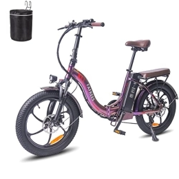 Fafrees Bici elettriches Fafrees [Ufficiale] F20 PRO Bicicletta elettrica pieghevole 20 pollici, Batteria Rimovibile 36V 18AH, Fat Tire Bici Elettrica donna Uomo 250W, Shimano 7S, Mountain Bike Adulto 25 km / h, City Ebike