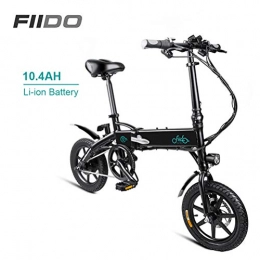 Fiido Bici elettriches FIIDO Bicicletta elettrica BICIKELE, Bici elettriche Pieghevoli con Batteria agli ioni di Litio da 250 W 36 V 14 Pollici, 7, 8 Ah / 10, 4 AH e Bici per Escursioni in Bicicletta all'aperto