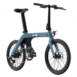 Fiido Bici elettriches FIIDO Bicicletta elettrica pieghevole D11, in lega di alluminio di alta qualità, con peso ridotto 17, 5 kg, 30 km / h, 36 V, 11, 6 Ah, 250 W, motore brushless