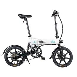 Fiido Bici FIIDO Biciclette Elettrica, D2 Bici Elettrica Pieghevole Ricaricabile per Adulti, Attrezzo per Bicicletta Leggero da Esterno, velocità Massima 25 Km / h, Bicicletta Unisex - Bianca