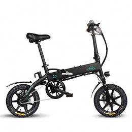 Fiido Bici FIIDO D1 36V 250W 10.4Ah 14 Inches Folding Electric Bike Black / M