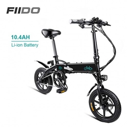 Fiido Bici elettriches FIIDO D1 Bici Elettrica Pieghevole Bici Elettrica E-Bike 250W 36 V con Schermo LCD da 14 Pollici per Pneumatici Pendolari