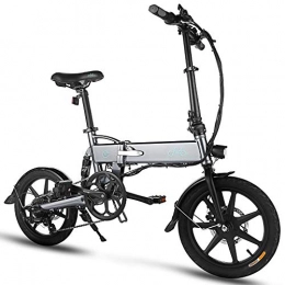 Fiido Bici FIIDO D2S Bici elettrica Pieghevole 250W Motore 6 velocità deragliatore Display 3 modalità Mountain Bike E-Bike Bicicletta elettrica per Adulti Adolescenti 36V 7, 8 Ah 25 km / h (grigio)