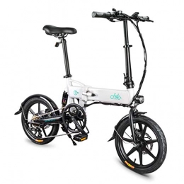 Fiido Bici elettriches FIIDO D2S Bicicletta Elettrica Pieghevole, Motore Potente da 250W 3 Modalità di Duida Bicicletta Elettrica Ricaricabile Pieghevole Assistita Con Batteria al Litio Rimovibile da 2600mAh / 7.8Ah (Bianca)