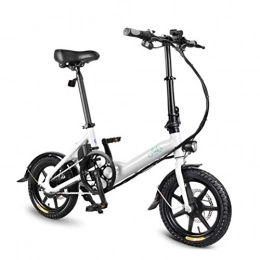 Fiido Bici elettriches FIIDO D3, Bicicletta elettrica Pieghevole EBike da 250 W, Bici elettrica da 14 Pollici con Batteria agli ioni di Litio da 36 V / 7, 8 Ah per Adulti e Adolescenti