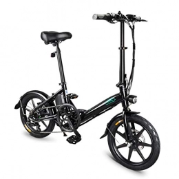 Fiido Bici FIIDO D3S Bici elettrica Pieghevole 250W Motore 6 velocità deragliatore Display 3 modalità pendolarismo in città Bike E-Bike Bicicletta elettrica per Adulti Adolescenti 36V 7, 8 Ah 25 km / h (nero)