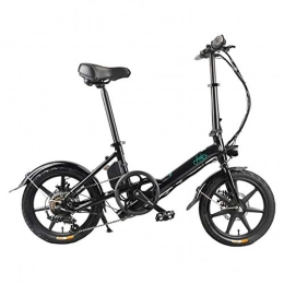 Fiido Bici elettriches Fiido D3s velocit Variabile Bicicletta Elettrica Pieghevole con Shimano RD-TY300 con Batteria da 7, 8ah di Grande capacit, La velocit Massima di 25 km / h, E-Bike(Nero)