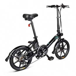 Fiido Bici elettriches FIIDO Ebike Pieghevole con Ammortizzatore, Bicicletta Elettrica con 7.8ah Litio Batteria & 250w Motore Mountain Bike per Adulti Adulti Uomini Donne (Nero)