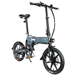 FIIDO FIIDO ELECTRIC BIKE Bici FIIDO FIIDO ELECTRIC BIKE D2S Bici elettrica pieghevole, bici elettrica a 3 velocità in lega di alluminio ad alta resistenza per equitazione all'aperto per adulti, motoriduttore brushless (Grigio)