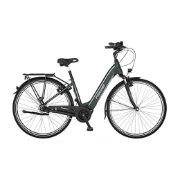 Fischer Bici elettriches FISCHER E-Bike City CITA 3.2i Bicicletta Elettrica, Verde Opaco, 28", RH 41 cm, motore centrale 65 Nm, batteria 36 V nel telaio