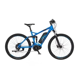 Fischer Bici elettriches Fischer Mountain Montis Em 1862, Bicicletta elettrica per Uomo e Donna | RH 48 cm Motore Centrale 80 NM | Batteria 48 V E-Bike | MTB, Blu Opaco, Rahmenhöhe