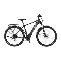 Fischer Bici Fischer Terra 5.0i, Bicicletta elettrica per Uomo e Donna | RH 51 cm Motore Centrale 50 NM | Batteria da 36 V nel Telaio E-Bike ATB, Nero Opaco, Rahmenhöhe