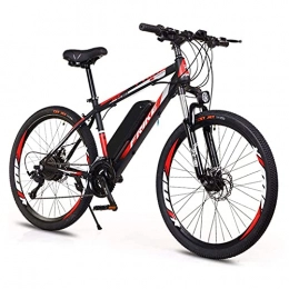 FRIKE Bici FRIKE Bici elettriche da 26 '' per Adulti, Bicicletta elettrica da 250 W con Batteria al Litio Rimovibile da 8 Ah, Freni a Doppio Disco Anteriori e Posteriori Professionali a 21 velocità