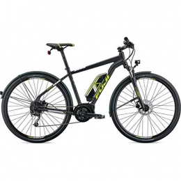 Fuji Bici Fuji E-Traverse 1.3+ - Bicicletta elettrica INTL 2019, 48 cm, 700c, Colore: Nero Satinato