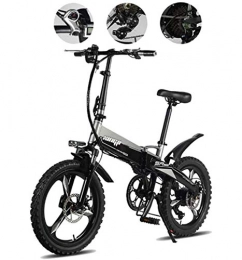 GBX Bici GBX Bici, Bici Elettrica, Bicicletta Elettrica Pieghevole da 20 Pollici con Batteria Agli Ioni Di Litio Rimovibile a Grande Capacit 48V e Antifurto Intelligente, Bicicletta Elettrica a Tre Modalit