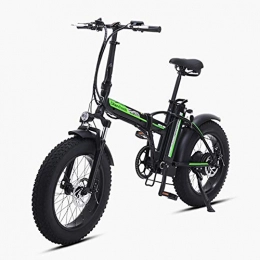 GBX Bici elettriches GBX Bici, Bici Elettrica, Mountain Bike Elettrica Pieghevole per Adulti, Telaio in Lega Di Alluminio Batteria da 20 'Car48V / 15Ah / 500W Bici Ebike, Motoslitta Ausiliaria a 5 Velocit a 3 Velocit,